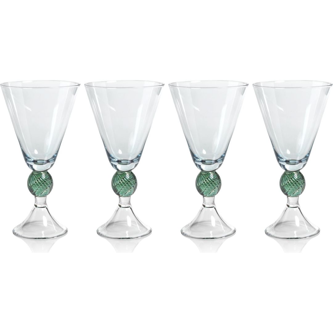 Sachi Cocktail / Martini Glasses, Set of 4 by Zodax