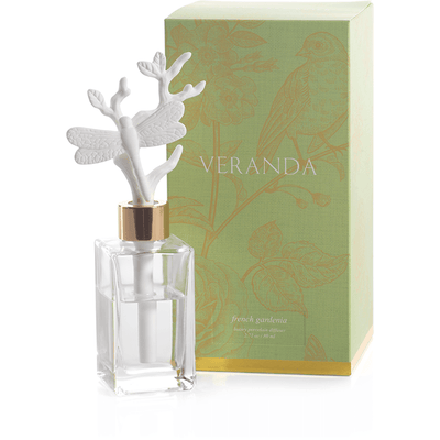 Veranda French Gardenia Porcelain Diffuser, Dragonfly - MARCUS