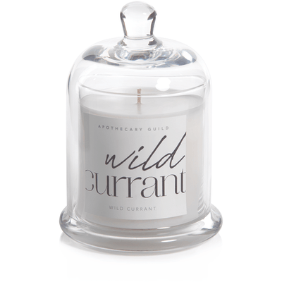 Wild Currant Scented Candle Jar with Glass Dome - MARCUS
