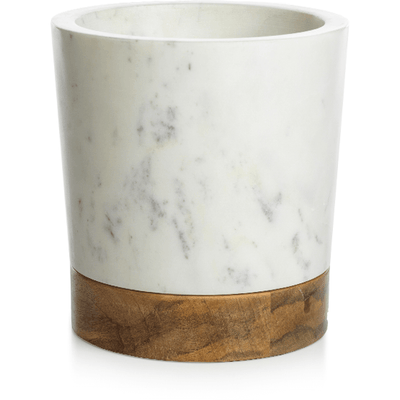 Tiziano Wood & Marble Ice Bucket/Wine Cooler - MARCUS