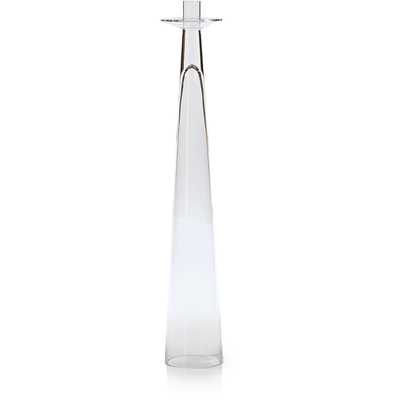 Alina Glass Taper Candle Holder, Large - MARCUS