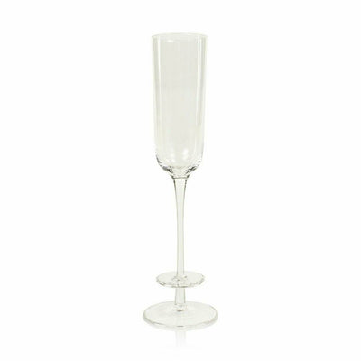 Ganvie Champagne Glass Flutes, Set of 4 - MARCUS