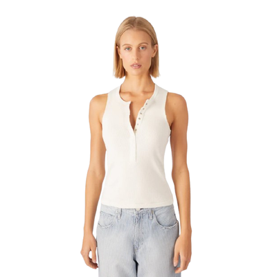 AMO FRANCES TANK IN EGGSHELL