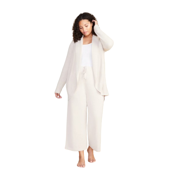 Barefoot dreams circle cardigan stone best sale