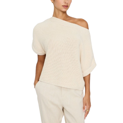 BROCHU WALKER THE DREE TOP IN ALMOND