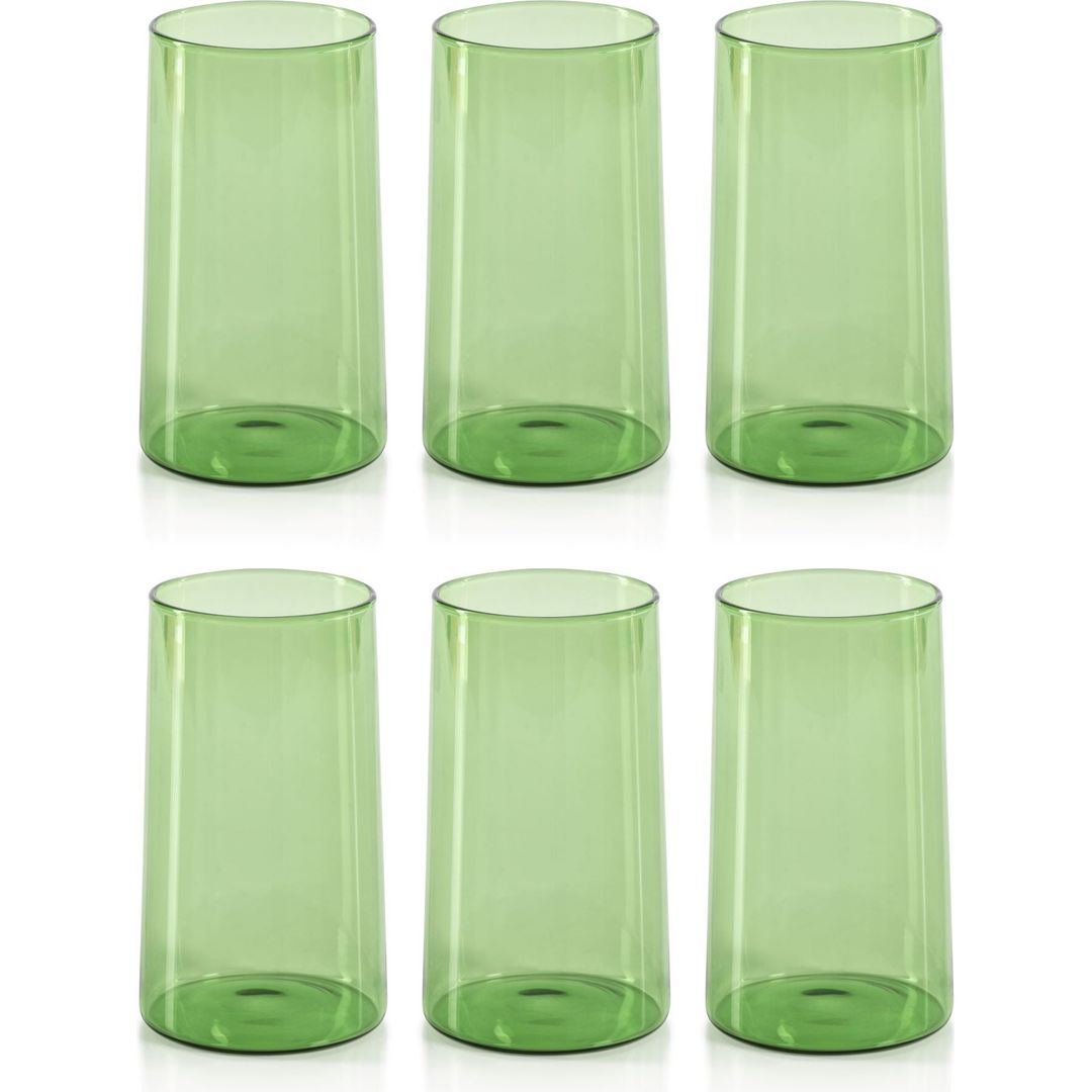 Barletta Bubble Tumbler Glasses Set of 4 by Zodax