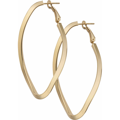 JENNIFER ZEUNER ALEX HOOPS IN GOLD