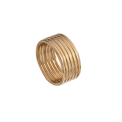 JENNIFER ZEUNER CAIRO RING IN GOLD