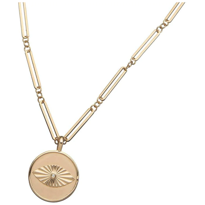 JENNIFER ZEUNER LEVI NECKLACE IN GOLD