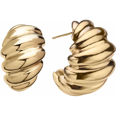 JENNIFER ZEUNER PERLA EARRINGS IN GOLD