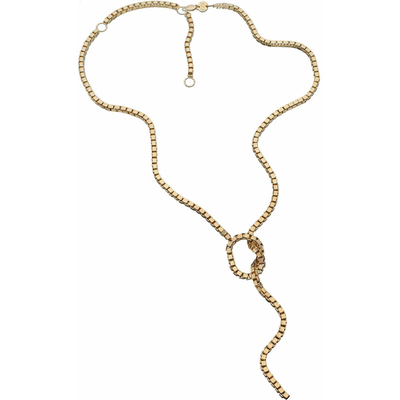 JENNIFER ZEUNER RIMA LARAIT NECKLACE IN GOLD