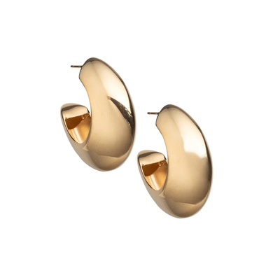 JENNIFER ZEUNER SEEMA HOOPS IN GOLD