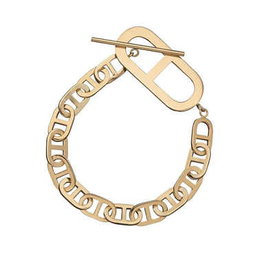 JENNIFER ZEUNER TATE BRACELET IN GOLD