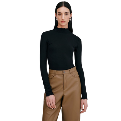 MARCELLA FORSYTHE TURTLENECK IN BLACK