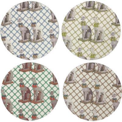 Regal Greyhound Coaster Set Of 4 - nicolettemayer.com