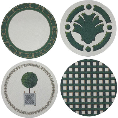 TIMOTHY CORRIGAN JARDIN COASTER SET OF 4 - nicolettemayer.com