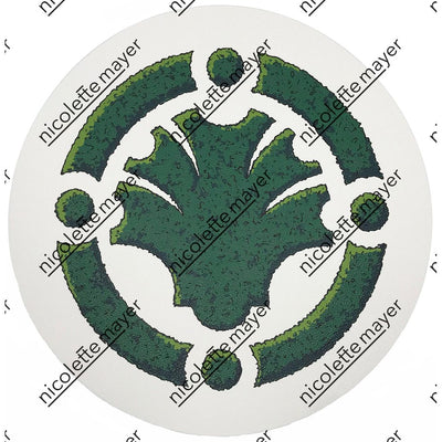 Timothy Corrigan Parterre Garden 16" Round Pebble Placemats, Set Of 4 - nicolettemayer.com