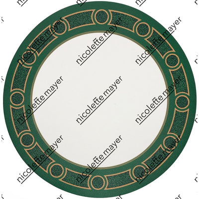 Timothy Corrigan Parterre Verre Claire 16" Round Pebble Placemats, Set Of 4 - nicolettemayer.com