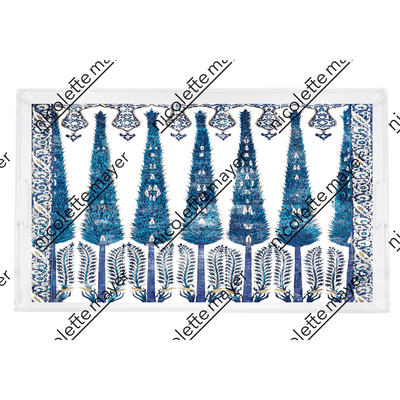 Topkapi Garden Classic 22.5x14.5 Acrylic Tray - nicolettemayer.com