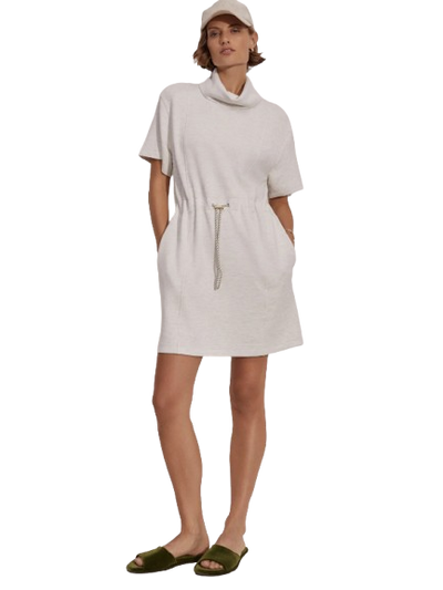 VARLEY SOPHIE DRESS IN IVORY MARL