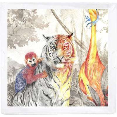 ARCADIA TIGER 18X18 ACRYLIC TRAY - nicolettemayer.com