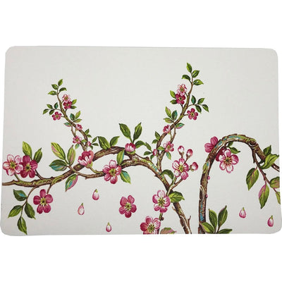 Cherry Blossom Pink 17.5 Rectangle Pebble Placemats, Set Of 4 - nicolettemayer.com