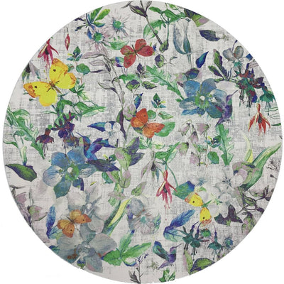 Garden Fantasia 16" Round Pebble Placemat, Set Of 4 - nicolettemayer.com