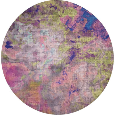 IMPRESSIONISM FRESSIA 16 ROUND PEBBLE PLACEMATS, SET OF 4 - nicolettemayer.com