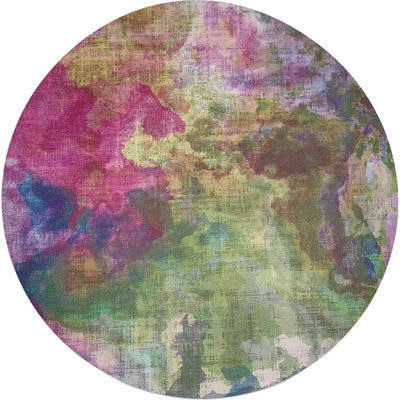 Impressionism Richesse 16" Round Pebble Placemats, Set Of 4 - nicolettemayer.com