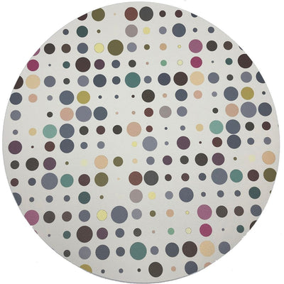 Mod Confetti Sophisticate 16 Round Pebble Placemats, Set Of 4 - nicolettemayer.com