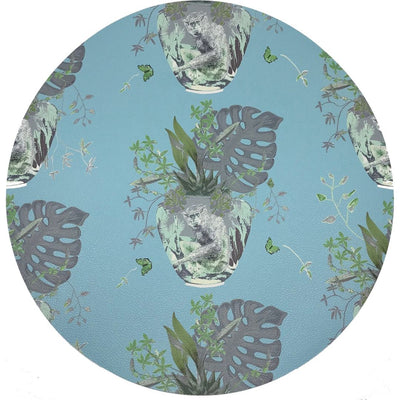 Monkey Small Jungle Bedford 16 Round Pebble Placemats, Set Of 4 - nicolettemayer.com