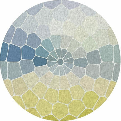 Mosaico Taormino 16 Round Pebble Placemat Set of 4 - nicolettemayer.com