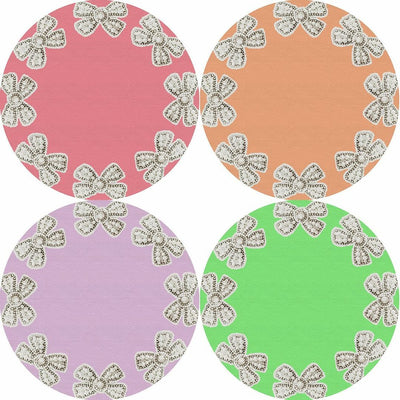 Pearl Bow Coaster Set - nicolettemayer.com