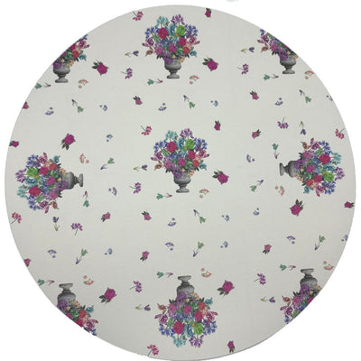 PISTILS SMALL BOUQUET 16" ROUND PEBBLE PLACEMATS, SET OF 4 - nicolettemayer.com