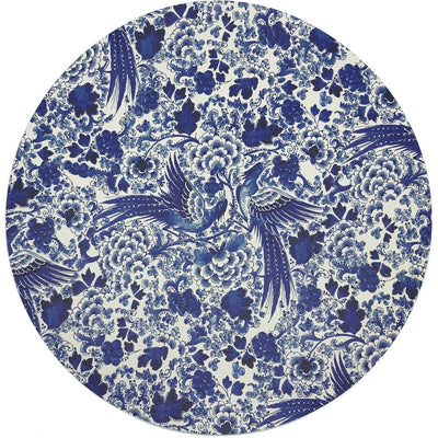 ROYAL DELFT INSPIRATION WHITE 16" ROUND PEBBLE PLACEMATS, SET OF 4 - nicolettemayer.com