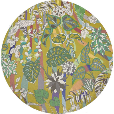 Sabi Jungle Dijon 16" Pebble Placemat, Set Of 4 - nicolettemayer.com