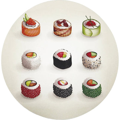 Sushi Go 16 Round Pebble Placemats, Set Of 4 - nicolettemayer.com