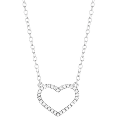 True love always necklace in sterling silver