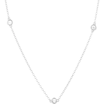 Dot to dot necklace in sterling silver