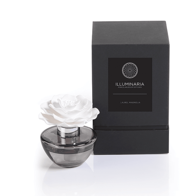 Illuminaria Porcelain Diffuser, Laurel Magnolia Fragrance - MARCUS
