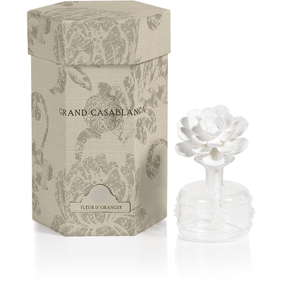 Mini Grand Casablanca Porcelain Diffuser,  Fleur d' Oranger - MARCUS