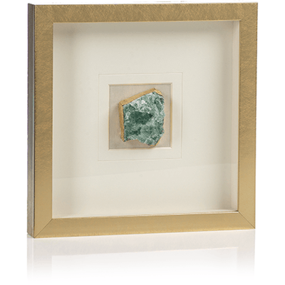 Gold Framed 1-Pc Emerald Crystal Wall Decor - MARCUS