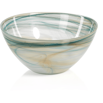 Lagoon 4-Inch Tall Alabaster Glass Bowls, Set of 4 - MARCUS