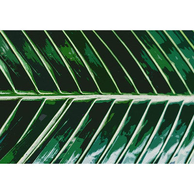 Tropical Leaf Green 17 Rectangle Pebble - nicolettemayer.com