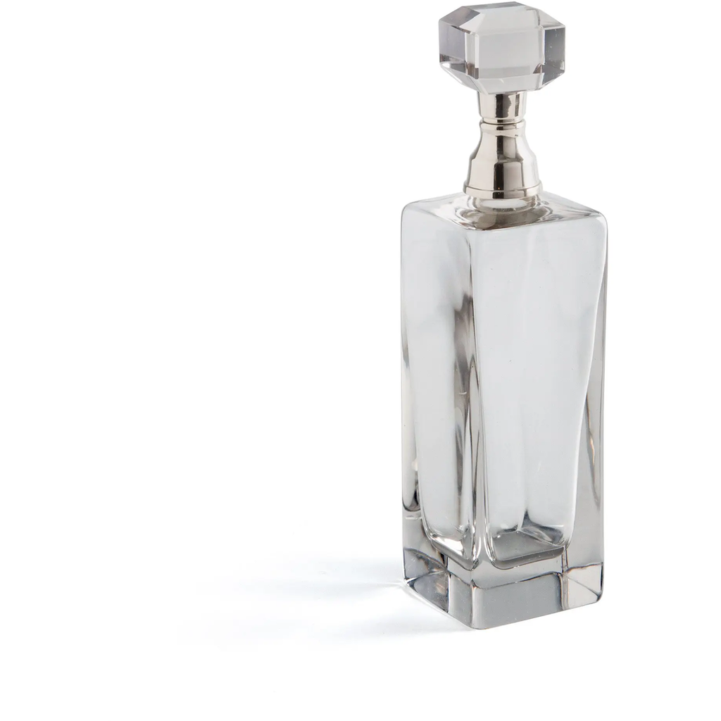 Tizo Square Crystal Glass Diamond Perfume Bottle