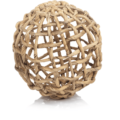 8-Piece Water Hyacinth Twisted Fill Decorative Ball Set, 6.75" - MARCUS