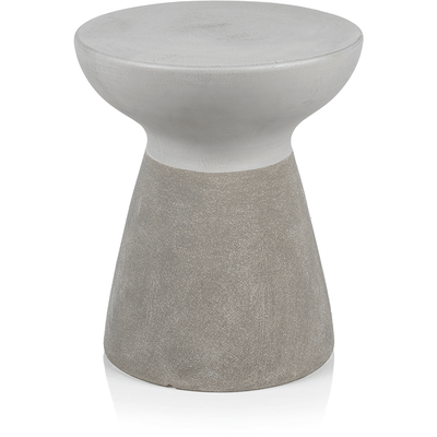 Pacheco Two-Tone Earthenware Stool - MARCUS