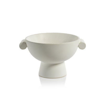 Braga Matt White Ceramic Bowl