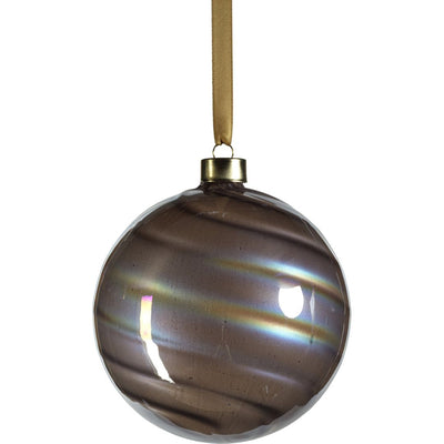 4.75" Pearl Luster Glass Ball Ornaments, Set of 4