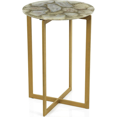 Sarcelles Agate Accent Table